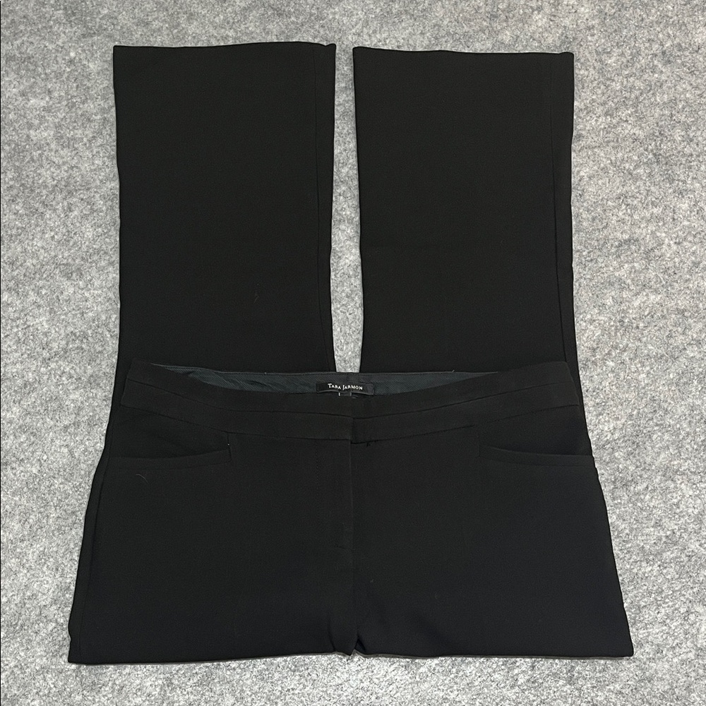 Tara Jarmon Classic Black Flare Trousers
